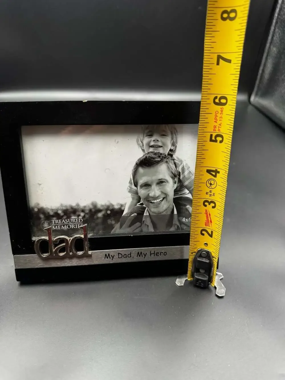 Treasured Memories My Dad, My Hero 4x6 Photo Frame